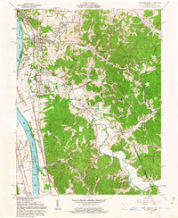 Download a high-resolution, GPS-compatible USGS topo map for Wheelersburg, OH (1963 edition)