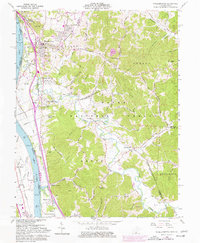 Download a high-resolution, GPS-compatible USGS topo map for Wheelersburg, OH (1977 edition)