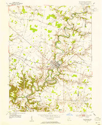 Download a high-resolution, GPS-compatible USGS topo map for Williamsburg, OH (1955 edition)
