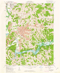 Download a high-resolution, GPS-compatible USGS topo map for Wills Creek, OH (1963 edition)