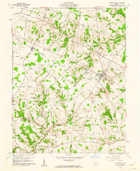 Download a high-resolution, GPS-compatible USGS topo map for Winchester, OH (1962 edition)