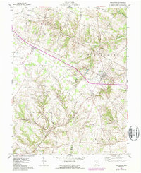 Download a high-resolution, GPS-compatible USGS topo map for Winchester, OH (1987 edition)