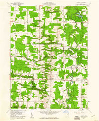 preview thumbnail of historical topo map of Ashtabula County, OH in 1959