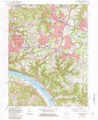Download a high-resolution, GPS-compatible USGS topo map for Withamsville, OH (1984 edition)