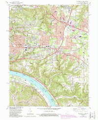 Download a high-resolution, GPS-compatible USGS topo map for Withamsville, OH (1987 edition)