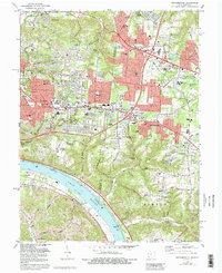 Download a high-resolution, GPS-compatible USGS topo map for Withamsville, OH (1992 edition)