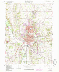 Download a high-resolution, GPS-compatible USGS topo map for Wooster, OH (1985 edition)