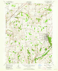 Download a high-resolution, GPS-compatible USGS topo map for Yellow Springs, OH (1964 edition)