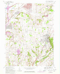 Download a high-resolution, GPS-compatible USGS topo map for Yellow Springs, OH (1977 edition)