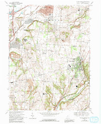Download a high-resolution, GPS-compatible USGS topo map for Yellow Springs, OH (1992 edition)