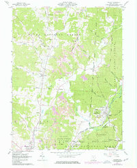 preview thumbnail of historical topo map of Zaleski, OH in 1961