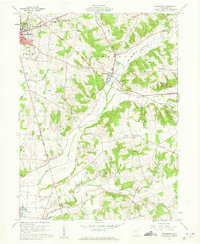Download a high-resolution, GPS-compatible USGS topo map for Zanesfield, OH (1962 edition)