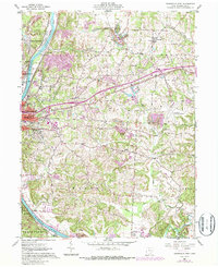 Download a high-resolution, GPS-compatible USGS topo map for Zanesville East, OH (1987 edition)