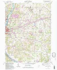 Download a high-resolution, GPS-compatible USGS topo map for Zanesville East, OH (1998 edition)