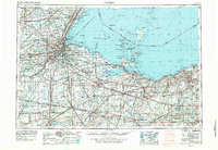 1956 Map of Toledo, 1979 Print