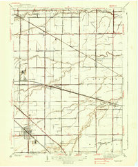 preview thumbnail of historical topo map of Genoa, OH in 1938