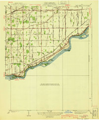 Download a high-resolution, GPS-compatible USGS topo map for Grand Rapids, OH (1940 edition)