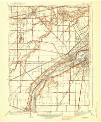Download a high-resolution, GPS-compatible USGS topo map for Maumee, OH (1938 edition)