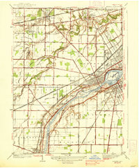 Download a high-resolution, GPS-compatible USGS topo map for Maumee, OH (1938 edition)
