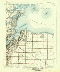Download a high-resolution, GPS-compatible USGS topo map for Point Place, OH (1938 edition)