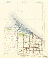 Download a high-resolution, GPS-compatible USGS topo map for Reno Beach, OH (1938 edition)