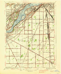 Download a high-resolution, GPS-compatible USGS topo map for Rossford, OH (1938 edition)