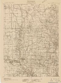 1913 Map of Bellefontaine