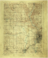 Download a high-resolution, GPS-compatible USGS topo map for Akron, OH (1926 edition)