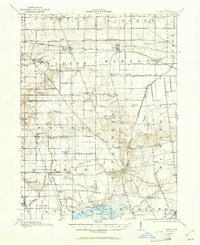 1913 Map of Alger, 1961 Print