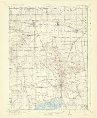 1915 Map of Alger, 1932 Print
