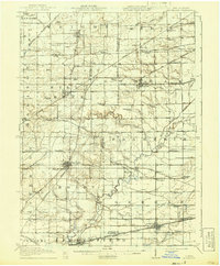 1913 Map of Alvordton, 1941 Print