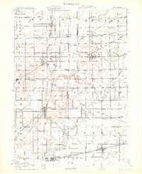 1913 Map of Alvordton