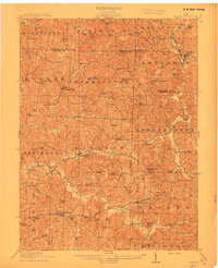 1911 Map of Antrim
