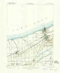 1905 Map of Ashtabula County, OH, 1946 Print