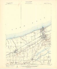 1905 Map of Ashtabula