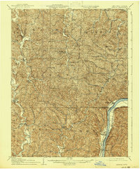 1908 Map of Athalia, 1941 Print