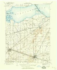 1901 Map of Bellevue, 1958 Print