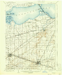 1903 Map of Bellevue, 1942 Print