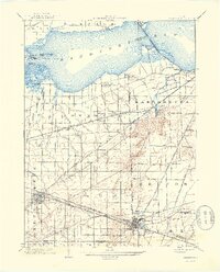 1903 Map of Bellevue, 1943 Print