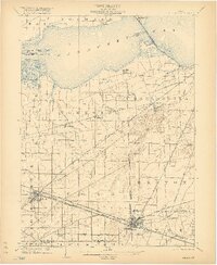 1903 Map of Bellevue, 1918 Print