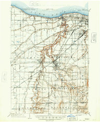 1904 Map of Berea, 1948 Print
