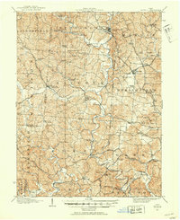 1906 Map of Bidwell, 1954 Print