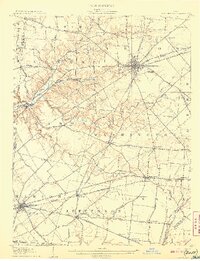 1907 Map of Blanchester