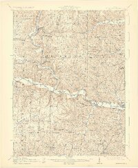 1915 Map of Brinkhaven, 1925 Print