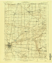 Download a high-resolution, GPS-compatible USGS topo map for Bucyrus, OH (1940 edition)