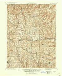 1901 Map of Cadiz, 1954 Print