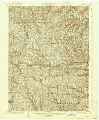 1903 Map of Cadiz, 1941 Print