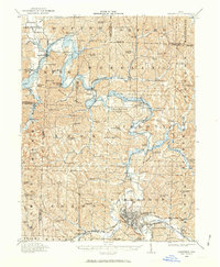 1909 Map of Cambridge, 1963 Print