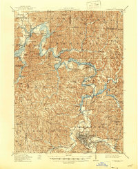 1912 Map of Cambridge, 1946 Print