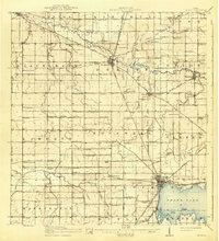 1914 Map of Celina, 1942 Print